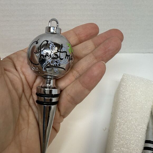 Lenox 12 Days Of Christmas Bottle Stoppers Set Of 2 - Picture 6 of 8